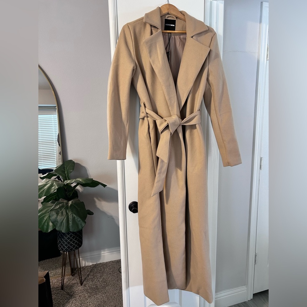 Fashion Nova Tan Trench Coat